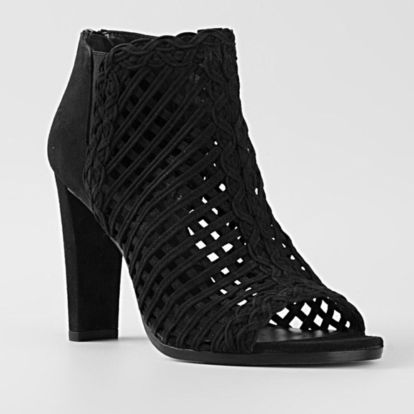 Stuart Weitzman Shoes - Stuart Weitzman Lattice Perforated Ankle Booties